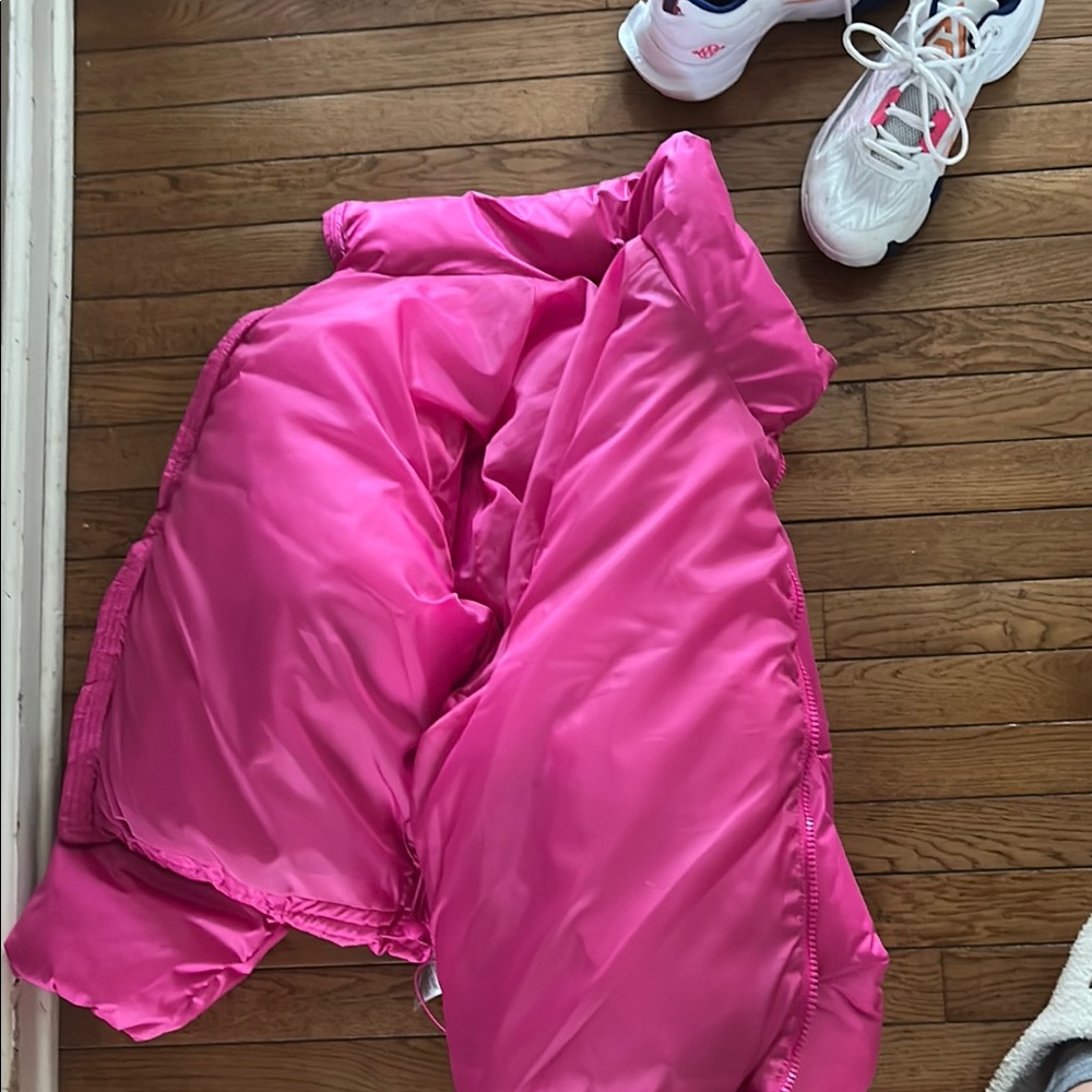 Vibrant Pink Puffer Jacket